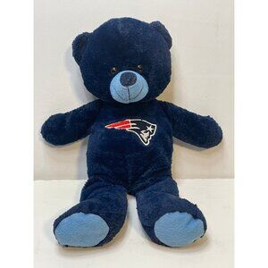 NFL New England Patriots Football plush bear 15" stuffed animal Good Stuff blue